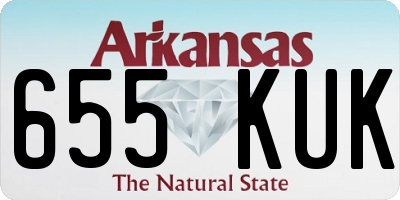 AR license plate 655KUK