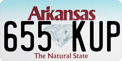 AR license plate 655KUP
