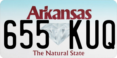 AR license plate 655KUQ