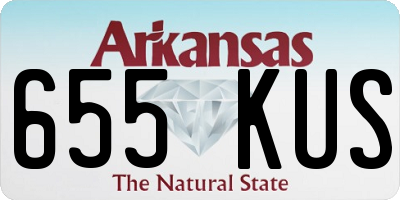 AR license plate 655KUS