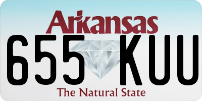AR license plate 655KUU