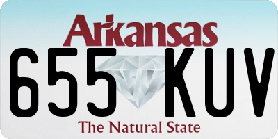 AR license plate 655KUV