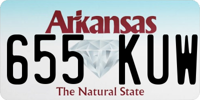 AR license plate 655KUW