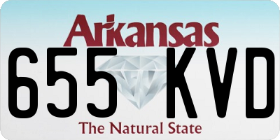 AR license plate 655KVD