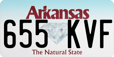 AR license plate 655KVF
