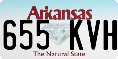 AR license plate 655KVH