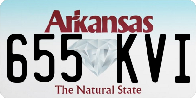 AR license plate 655KVI
