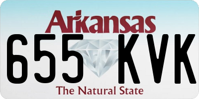 AR license plate 655KVK