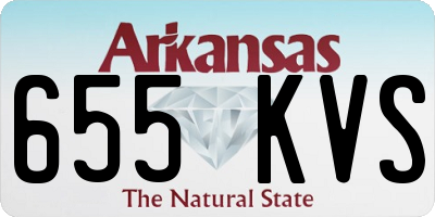AR license plate 655KVS