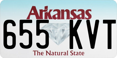AR license plate 655KVT
