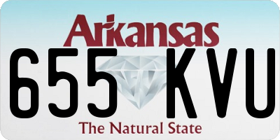 AR license plate 655KVU