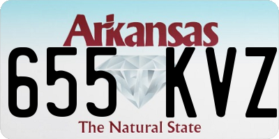 AR license plate 655KVZ
