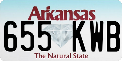 AR license plate 655KWB