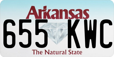 AR license plate 655KWC