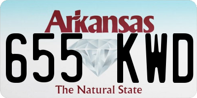 AR license plate 655KWD