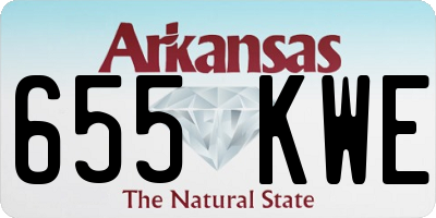 AR license plate 655KWE