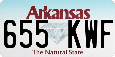 AR license plate 655KWF