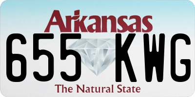 AR license plate 655KWG
