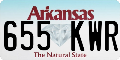 AR license plate 655KWR