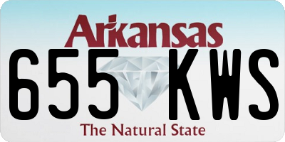 AR license plate 655KWS