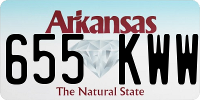 AR license plate 655KWW