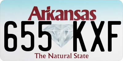 AR license plate 655KXF