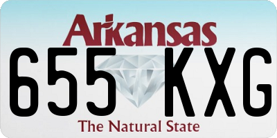 AR license plate 655KXG