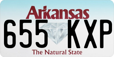 AR license plate 655KXP