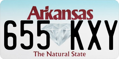 AR license plate 655KXY