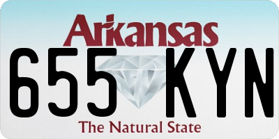 AR license plate 655KYN