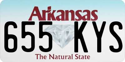 AR license plate 655KYS
