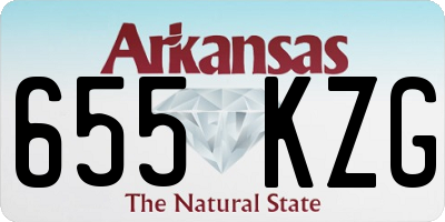 AR license plate 655KZG