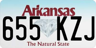 AR license plate 655KZJ
