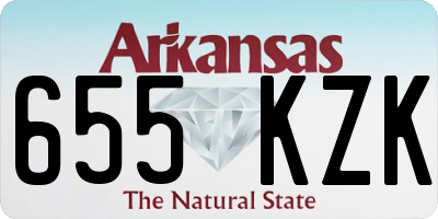 AR license plate 655KZK