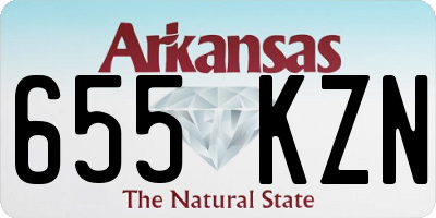 AR license plate 655KZN