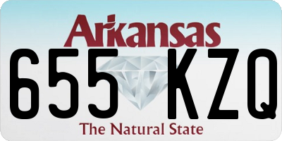 AR license plate 655KZQ