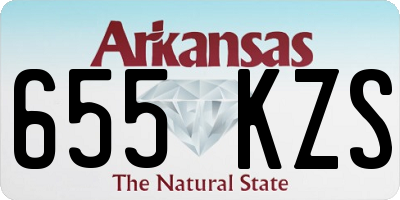 AR license plate 655KZS