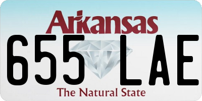 AR license plate 655LAE
