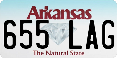 AR license plate 655LAG