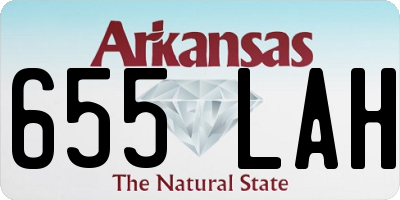 AR license plate 655LAH