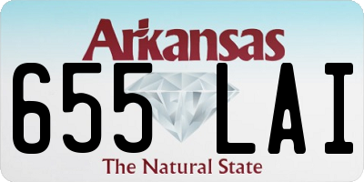 AR license plate 655LAI