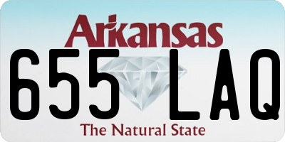 AR license plate 655LAQ
