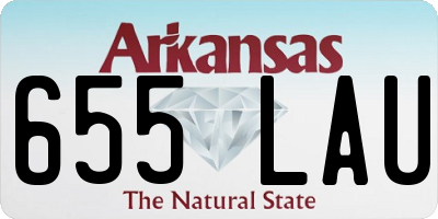 AR license plate 655LAU