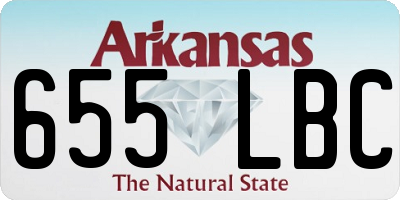 AR license plate 655LBC