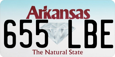 AR license plate 655LBE