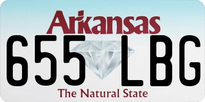 AR license plate 655LBG