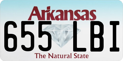AR license plate 655LBI