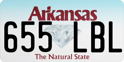 AR license plate 655LBL