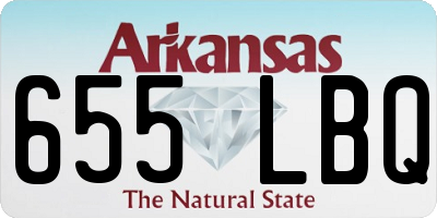 AR license plate 655LBQ