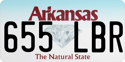 AR license plate 655LBR